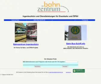 Bahnzentrum.de(Bahnzentrum) Screenshot