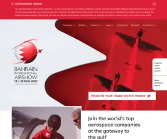 Bahraininternationalairshow.com(Bahrain International Airshow) Screenshot