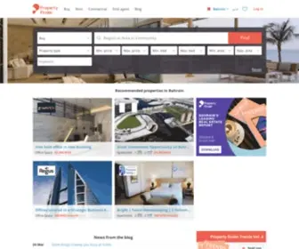Bahrainpropertyworld.com(Bahrain Property) Screenshot