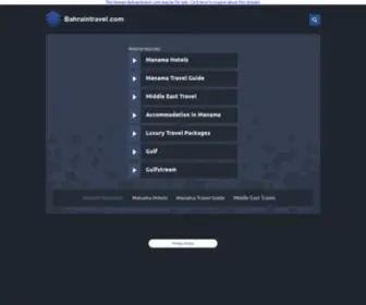 Bahraintravel.com(Bahraintravel) Screenshot