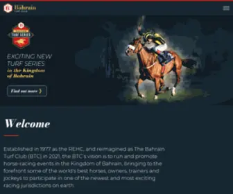 Bahrainturfclub.com(The Bahrain Turf Club) Screenshot