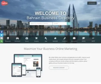Bahrainyellow.com(Bahrain Business Directory) Screenshot