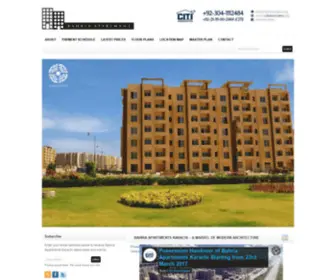 Bahriaapartmentskarachi.com(Bahria Apartments Karachi) Screenshot