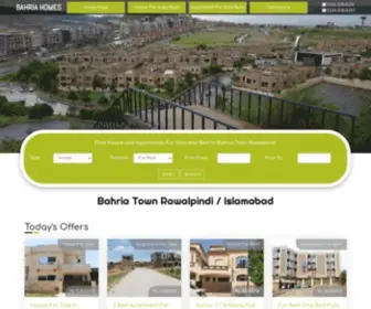 Bahriahome.com(House for sale Bahria town rawalpindi and Bahria Enclave islamabad cash and instalment plan) Screenshot