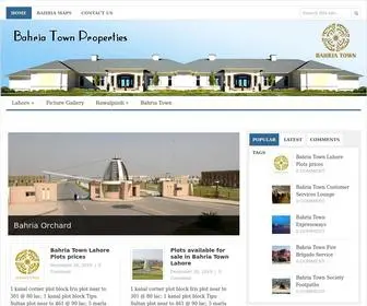 Bahriatownproperties.com(Bahria Town Properties) Screenshot