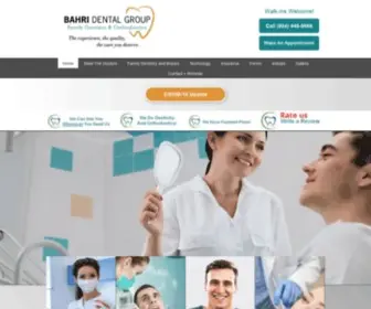 Bahridental.com(Bahri Dental Group) Screenshot