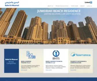 Bahrimazroei.com(The Bahri & Mazroei Group) Screenshot