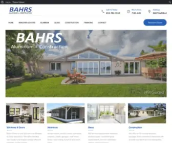 Bahrsconstruction.com(Bahrs Aluminum & Construction) Screenshot