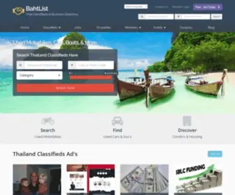 Bahtlist.com(BahtList Thailand Classified Ads) Screenshot