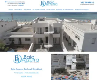 Baiaazzurrabeb.it(Baia Azzurra Bed and Breakfast) Screenshot