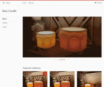 Baiacandle.com(Baia Candle) Screenshot