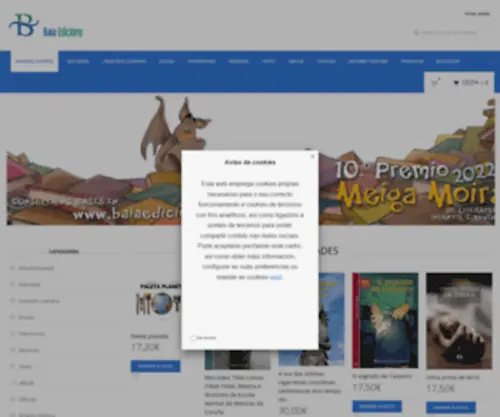 Baiaedicions.net(Baia Edicions) Screenshot