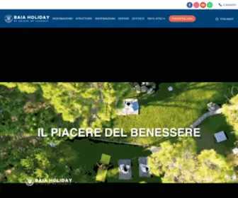 Baiaholiday.com(Campeggi Villaggi Italia) Screenshot