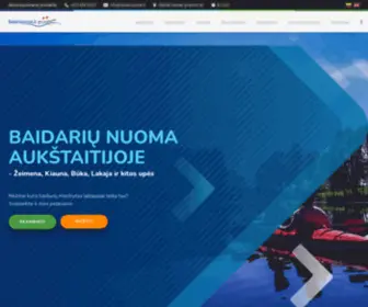 Baidares.net(Baidarių) Screenshot