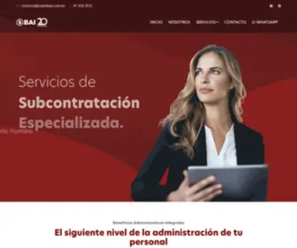 Baienlinea.com.mx(BAI Expertos en Talento Humano) Screenshot