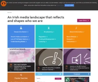 Bai.ie(Broadcasting authority of Ireland) Screenshot