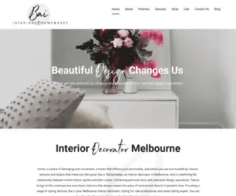 Baiinteriors.com.au(Bai Interiors & Homewares) Screenshot