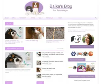 Baikasblog.com(Passion Chiens) Screenshot