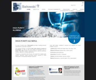 Baikowski.com(Alumina) Screenshot