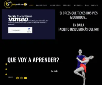 Bailafacilito.com(Baila Facilito) Screenshot