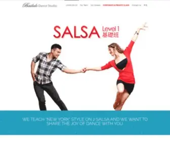 Bailalotaipei.com(Bailalo Dance Studio in Taipei) Screenshot