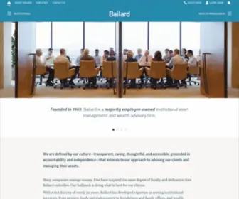 Bailard.com(Bailard) Screenshot