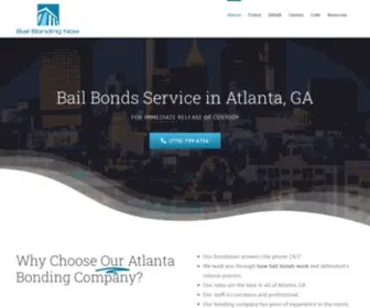 Bailbondingnow.com(Atlanta Bail Bonds Service & Bonding Company) Screenshot