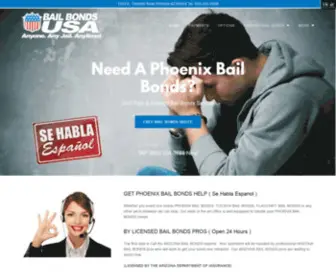 Bailbondsusa.com(Phoenix Bail Bonds) Screenshot