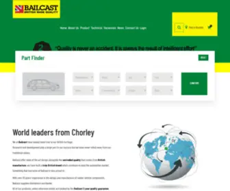 Bailcast.com(CV Joint Boots and Steering Rack Boots) Screenshot