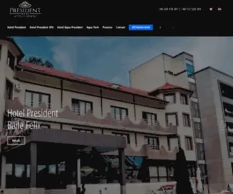 Baile-Felix.ro(President Hotels & Resort) Screenshot