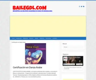 Bailegdl.com(Las Mejores Academias de Baile en Guadalajara) Screenshot