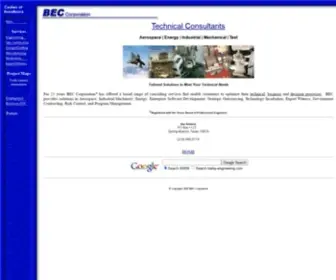 Bailey-Engineering.com(BEC Corporation) Screenshot