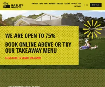 Baileybrewingco.com.au(Bailey Brewing Co) Screenshot