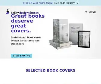 Baileydesignsbooks.com(Illustrated Book Cover Design) Screenshot