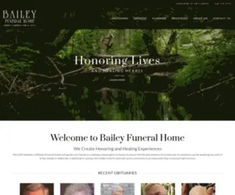 Baileyfuneralhome.net(Bailey Funeral Home) Screenshot