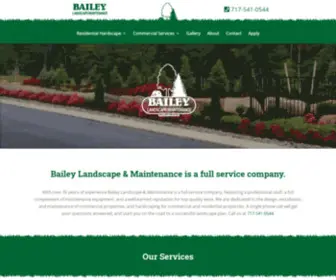 Baileylandscapeservices.com(Bailey Landscape & Maintenance) Screenshot