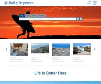 Baileyproperties.com(Ready to find the home) Screenshot