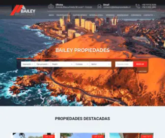 Baileypropiedades.cl(Bailey Propiedades) Screenshot