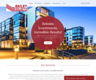 Baileyrea.com(Bailey Real Estate Advisors) Screenshot