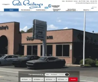 Baileysmotor.net(Paul Bailey's Chrysler Dodge Jeep Ram) Screenshot