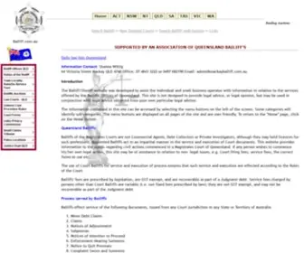 Bailiff.com.au(Bailiff sheriff australia court info) Screenshot