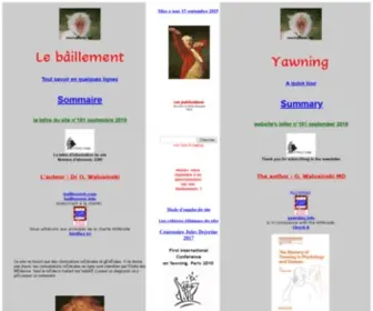 Baillement.com(Pourquoi baillons) Screenshot