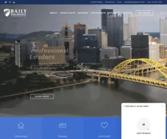 Bailyagency.com(Baily Insurance) Screenshot