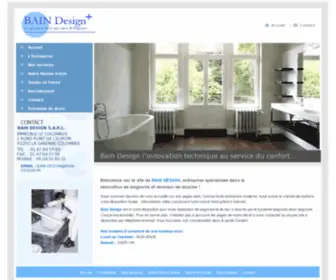 Bain-Design.fr(Bain Design : Idées déco et produits pour votre salle de bain) Screenshot