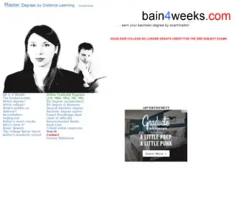 Bain4Weeks.com(Lawrie Miller's BA in 4 Weeks) Screenshot