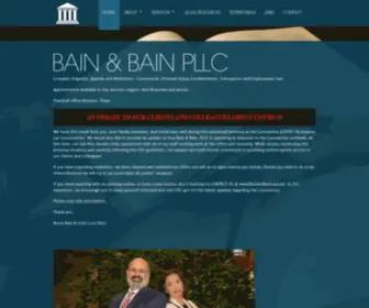 Bainandbainlaw.net(Law Firm) Screenshot