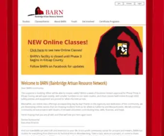Bainbridgebarn.org(BARN (Bainbridge Artisan Resource Network)) Screenshot
