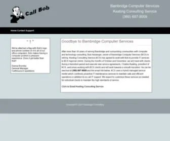 Bainbridgecomputerservices.com(Bainbridgecomputerservices) Screenshot