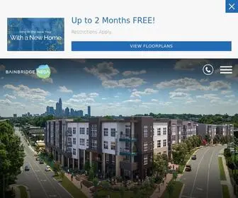 Bainbridgenoda.com(Apartment for Rent in Charlotte) Screenshot