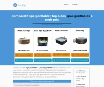 Bainetspa.fr(Bain&Spa gonflabe) Screenshot